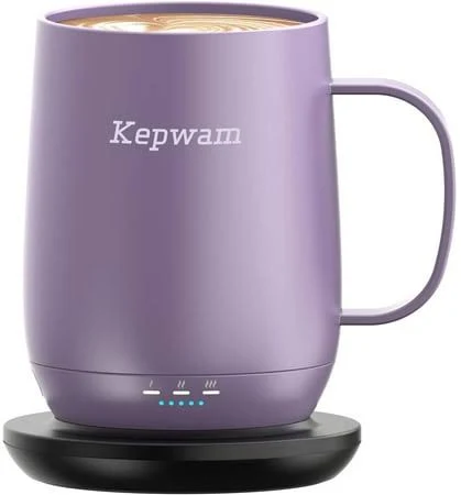 Funny Dad coffee mug with bold black lettering that says 'Don’t talk until this mug is empty