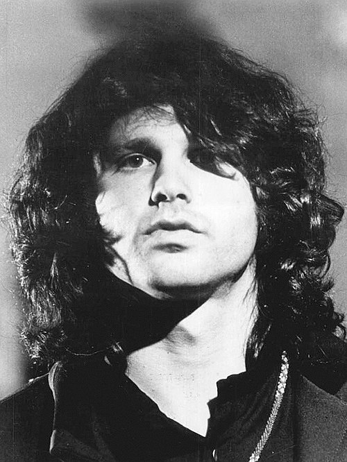 Jim Morrison portrait, lead singer of The Doors