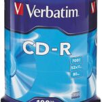 Blue Verbatim CD-R blank discs 700MB, 80-minute recordable discs, 100-pack spindle. #ShauneNation