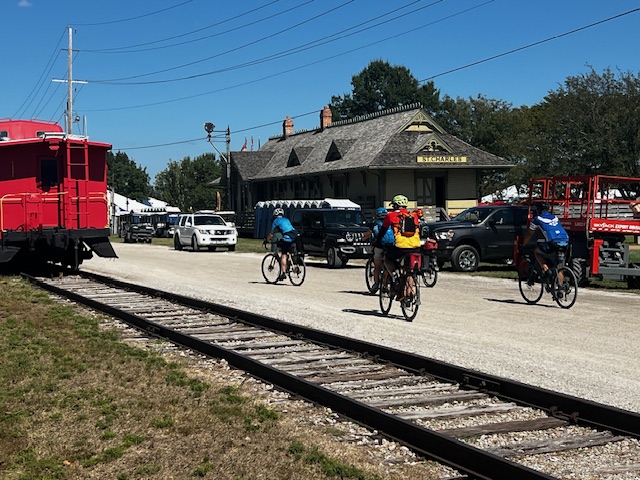 St Charles Katy Trail Depot Cycling Group Caboose