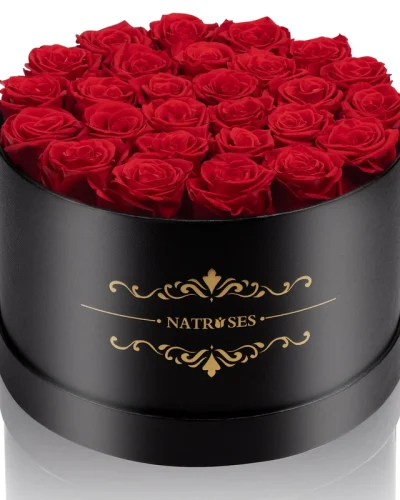 27 roses, 3 years of beauty, endless love. The perfect gift box for anniversaries, Valentine’s Day, or anytime you want to say forever.
