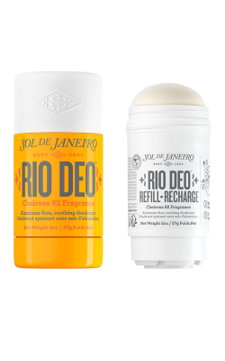 Sol de Janeiro Cheirosa 62 Aluminum-Free Deodorant with Refill Cartridge on white background | #ShauneeNation